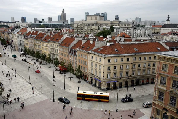 Zamkowy-Platz in der Stadt Warschau — Stockfoto