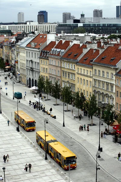 Zamkowy-Platz in der Altstadt von Warschau — Stockfoto