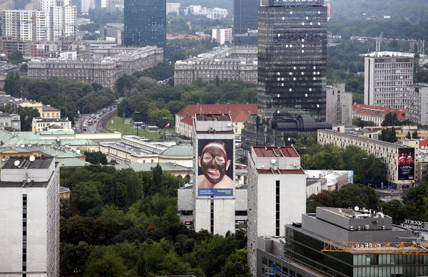 Stadtbild von Warschau in Polen — Stockfoto