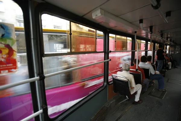 Interior del tren urbano —  Fotos de Stock