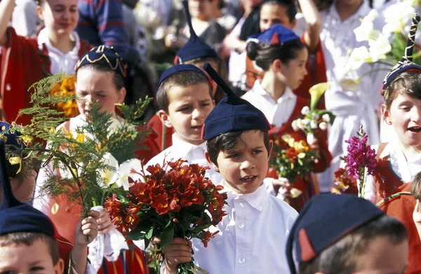 Desfile de la Fiesta de las Flores de Primavera — Foto de Stock