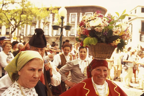 Parade of the Spring Flower Festival — Stok fotoğraf