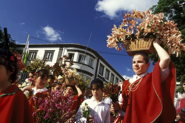 Desfile do Festival da Flor da Primavera — Fotografia de Stock