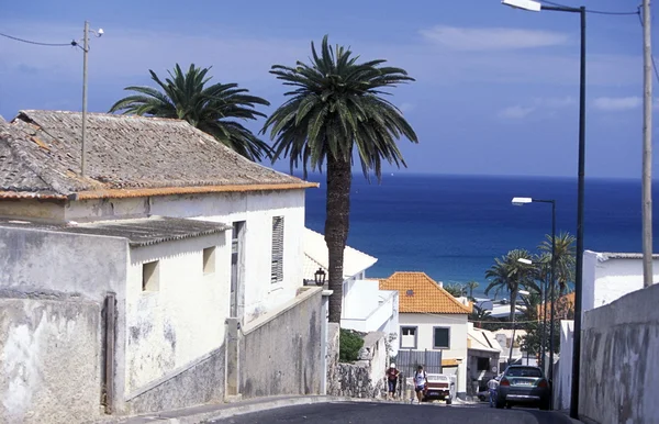 Kirche in der Stadt auf der Insel porto santo — Stockfoto