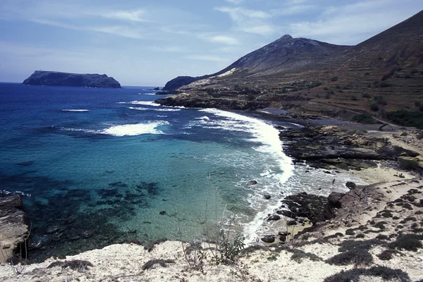 Pobřeží na ostrově Porto Santo — Stock fotografie