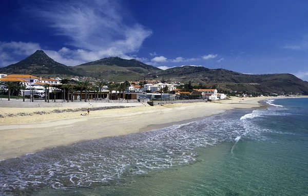 Plaża na wyspie Porto Santo — Zdjęcie stockowe