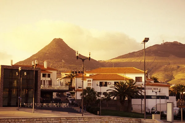 Dorp op het eiland Porto Santo — Stockfoto