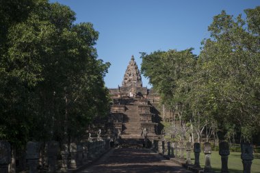 Tayland Isan Buri Ram Prasat Phanom basamak