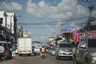 Şehir Surin Isan Tayland içinde