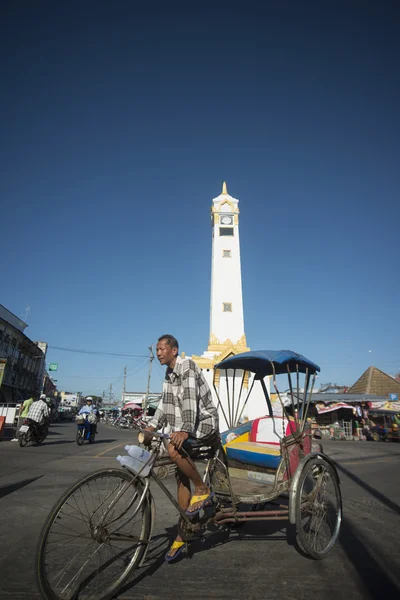 Torre del reloj en el mercado de Isan — Foto de Stock