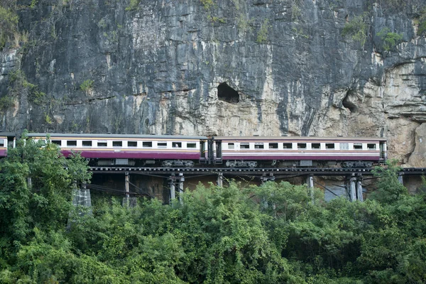 泰国北碧府死亡铁路桂河 — 图库照片