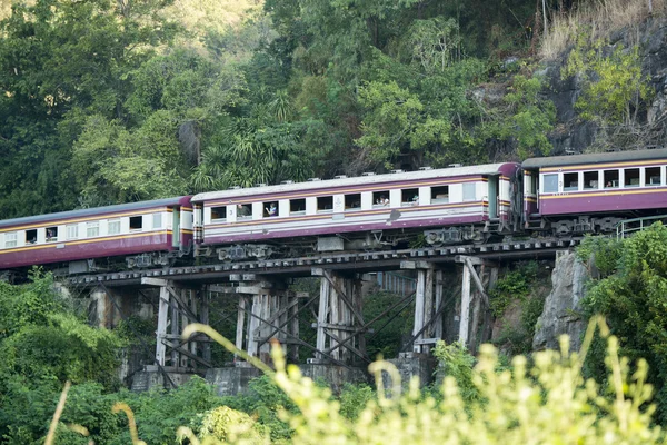 泰国北碧府死亡铁路桂河 — 图库照片
