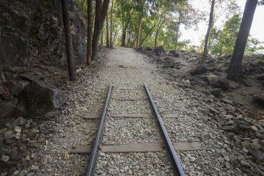 Burma-Tayland demiryolu inşaatı Hillfire geçişi