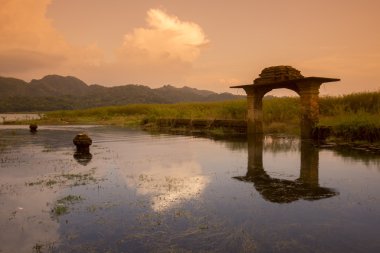 floodet Wat Sam Prasop Tayland