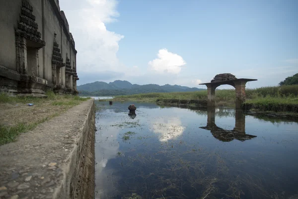 Floodet Wat Sam Prasop en Tailandia — Foto de Stock