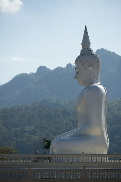 Buda Tayland tepenin Tapınağı — Stok fotoğraf