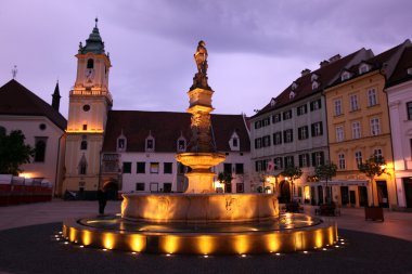 Slovakya'da Bratislava şehir