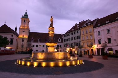 Slovakya'da Bratislava şehir