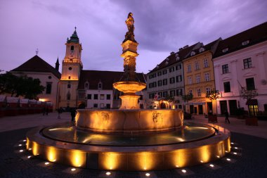 Slovakya'da Bratislava şehir