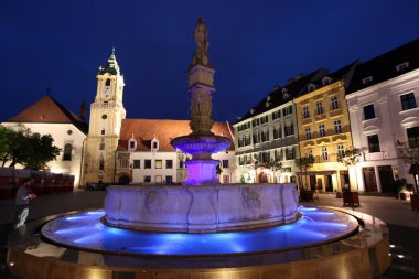 Slovakya'da Bratislava şehir