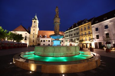 Slovakya'da Bratislava şehir