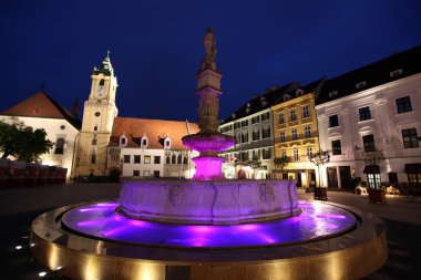 Slovakya'da Bratislava şehir