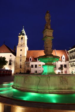 Slovakya'da Bratislava şehir