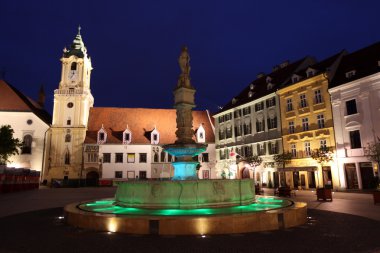 Slovakya'da Bratislava şehir