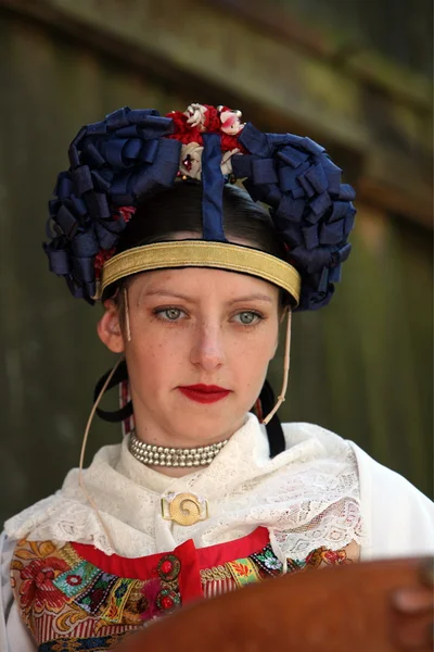Festival Folclórico Tradicional na cidade de Cerveny Klastor — Fotografia de Stock