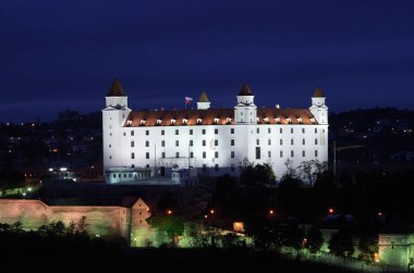 Bratislava castle, gece