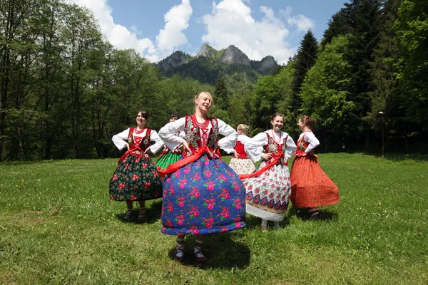 Tradiční slavnosti v městě červený Klastor — Stock fotografie