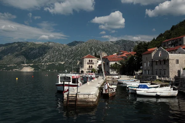 Ευρώπη Βαλκανικές Μαυροβούνιο Περζά Κόλπος Κότορ — Φωτογραφία Αρχείου