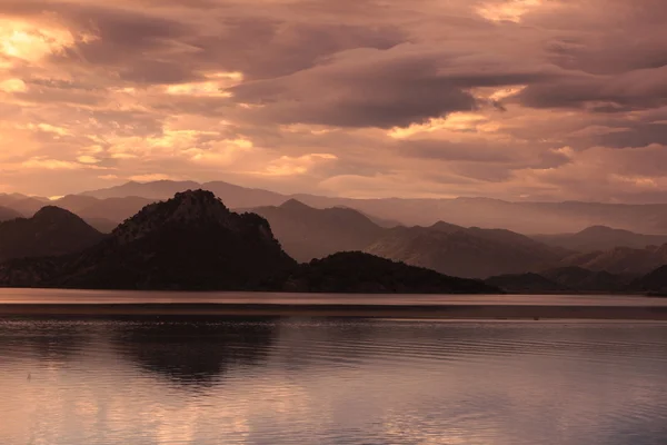 West end of the Skadarsko Jezero Lake — Stock Photo, Image