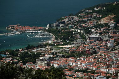 Eski kasaba Budva, Adriyatik Denizi
