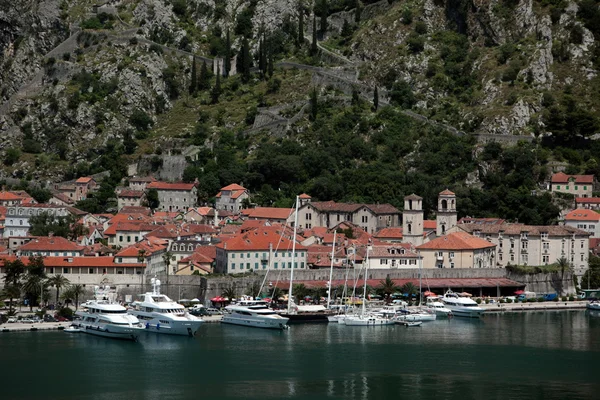 Η παλιά πόλη της πόλης Kotor — Φωτογραφία Αρχείου