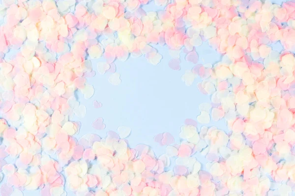 Urlaub Romantische Sanfte Abstrakte Hintergrund Für Das Design Rosa Konfetti — Stockfoto
