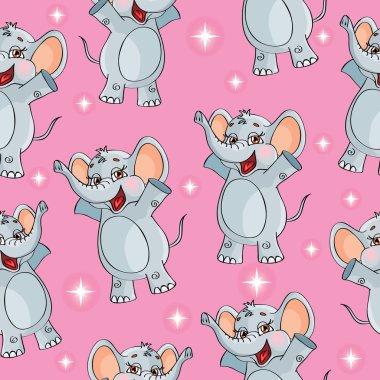 fil çocuk desen duvar kağıdı arka plan