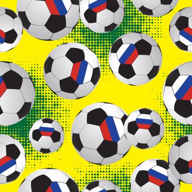 Footballs. texture soccer ball. clipart