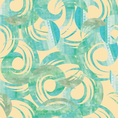 dalgalar ve geometrik desen