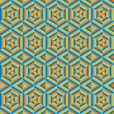 Mozaik altıgen şekiller