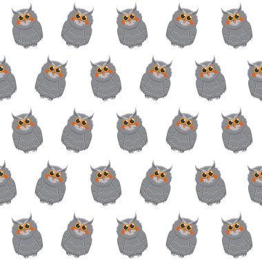 renkli baykuş ile Seamless Modeli.