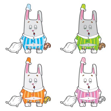 uykulu bunny pijama. 