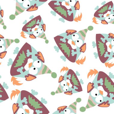 Köpekler seamless modeli.