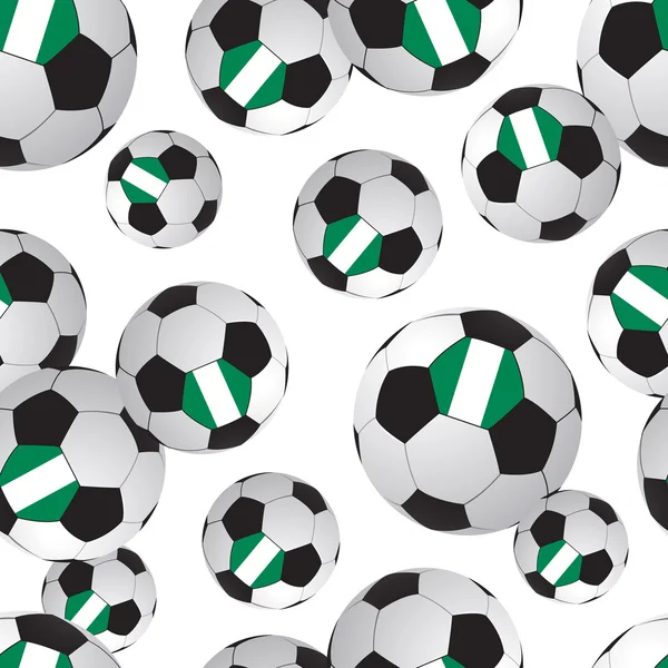 Fußbälle. Textur Fußball. — Stockvektor