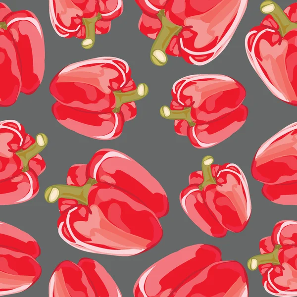 Pimientos rojos . — Vector de stock