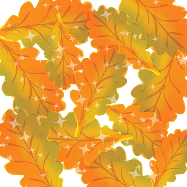Modèle de feuilles d'automne Vecteur — Image vectorielle