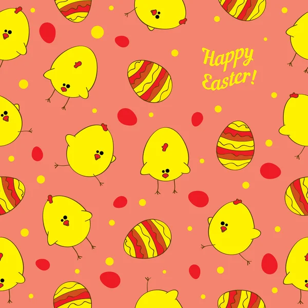 Easter seamless pattern. — Stock Vector