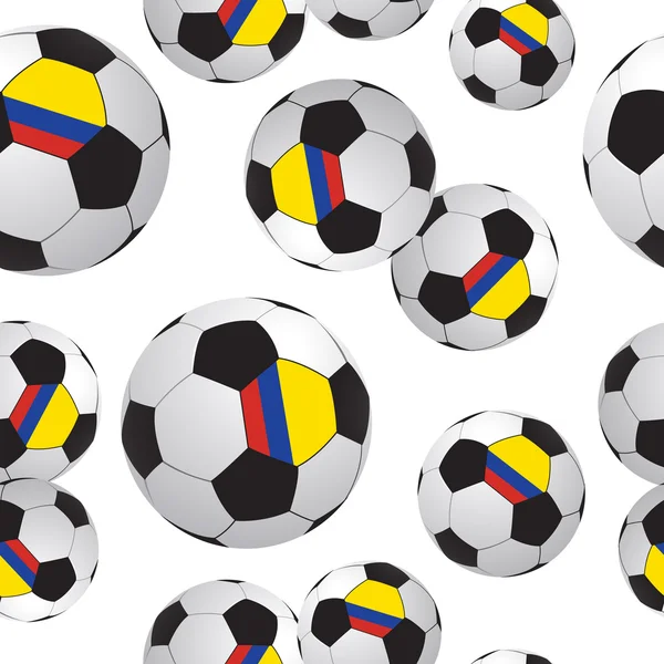 Des ballons. Fond sportif . — Image vectorielle