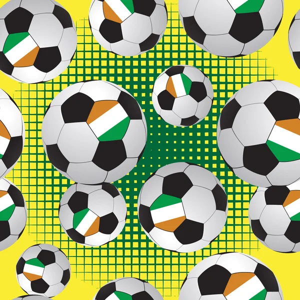Textuur voetbal. sport patroon. — Stockvector