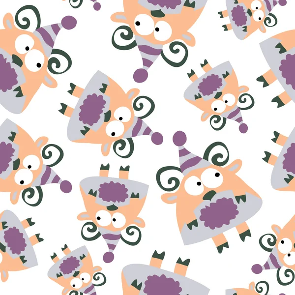 Pigs  seamless pattern. — Stock Vector